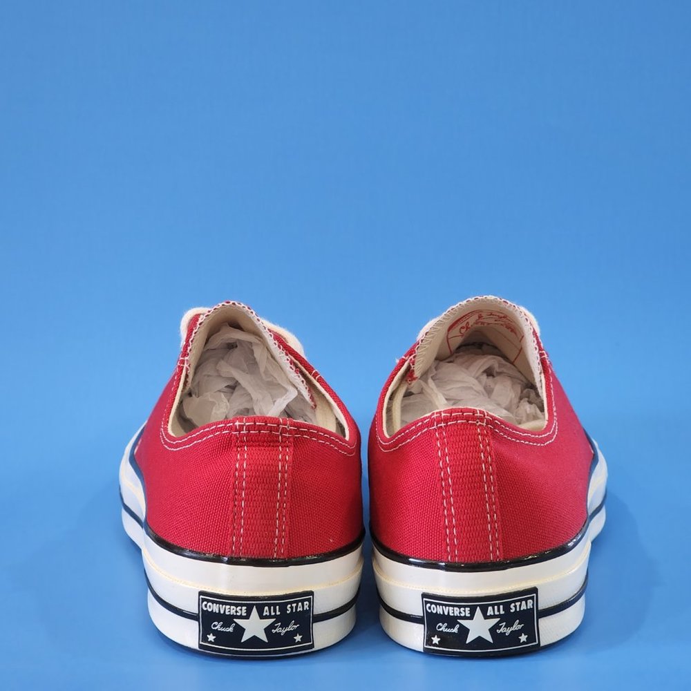 Converse Chuck 70 Low Ox Classic Enamel Red Unisex Sneakers 164949C NWT - Picture 5 of 6